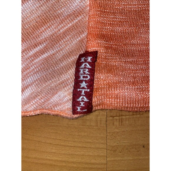 HardTail‎ Drape Neck Long Sleeve Top Size M Green Melon Ombré Long Pullover - Picture 13 of 13